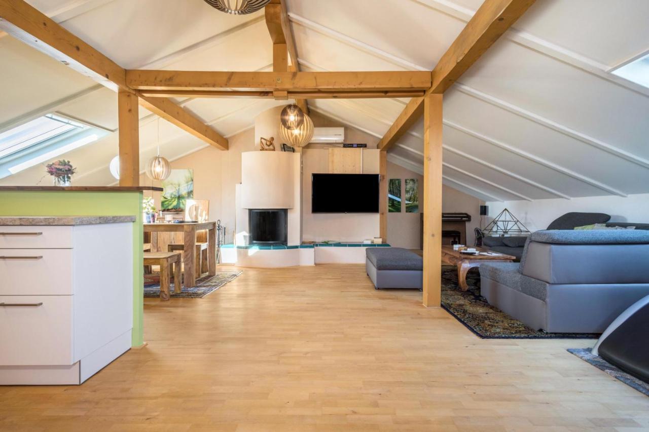 Luxurioeses Penthouse-Appartement Höchst Kültér fotó